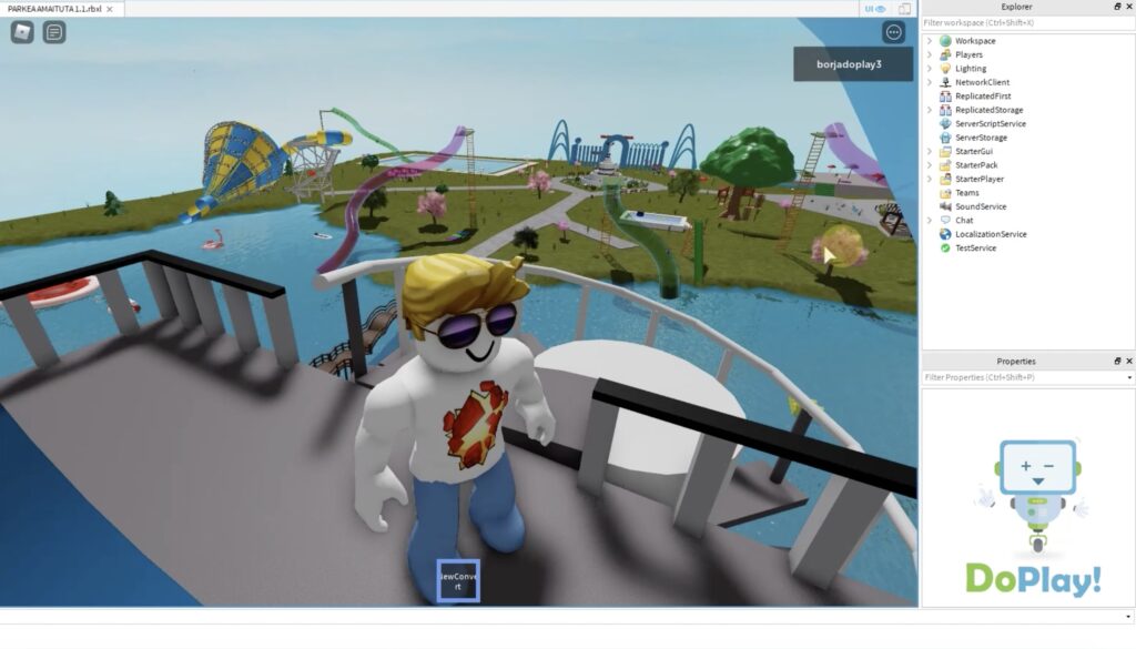 ROBLOX: Diseño y Programación AQUAPARK